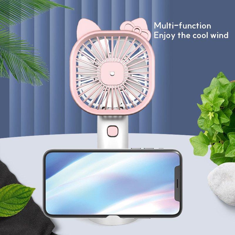 Mini portable hand held handheld fan cooling small usb rechargeable hanging neck standing electrical cute air cooler fans