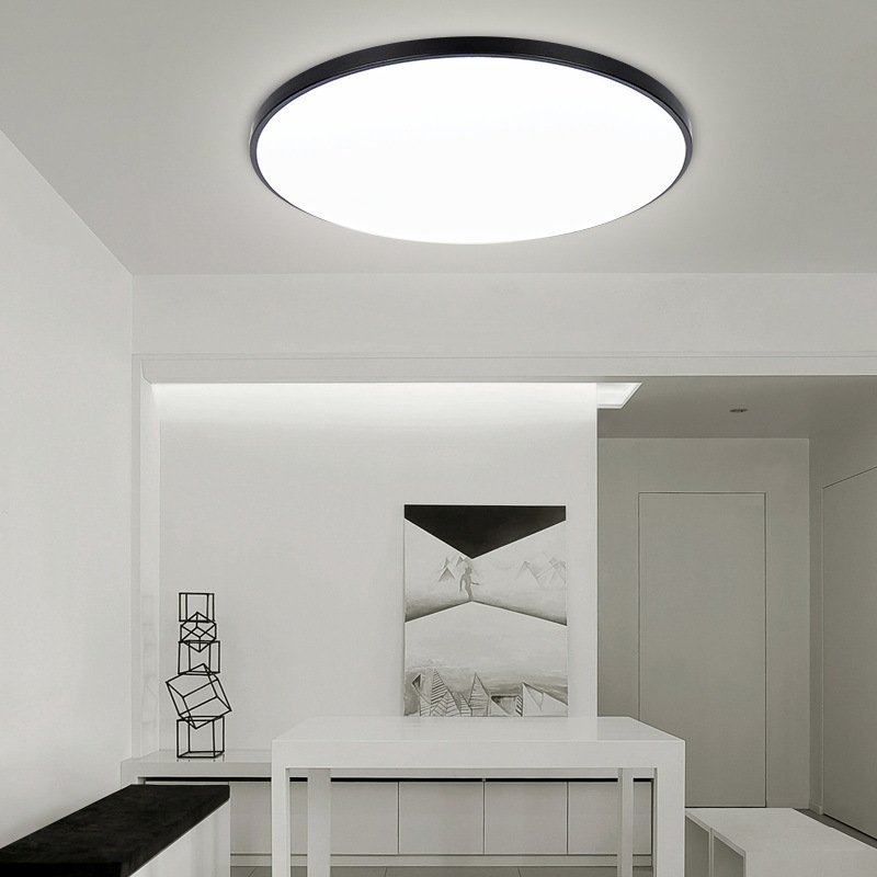 Ri-proof Led Ceiling Light Surface Mounted 24W Round Shape IP45 Plastic Waterproof Minimalist Mini Acrylic 20 80 Home Office 0.5