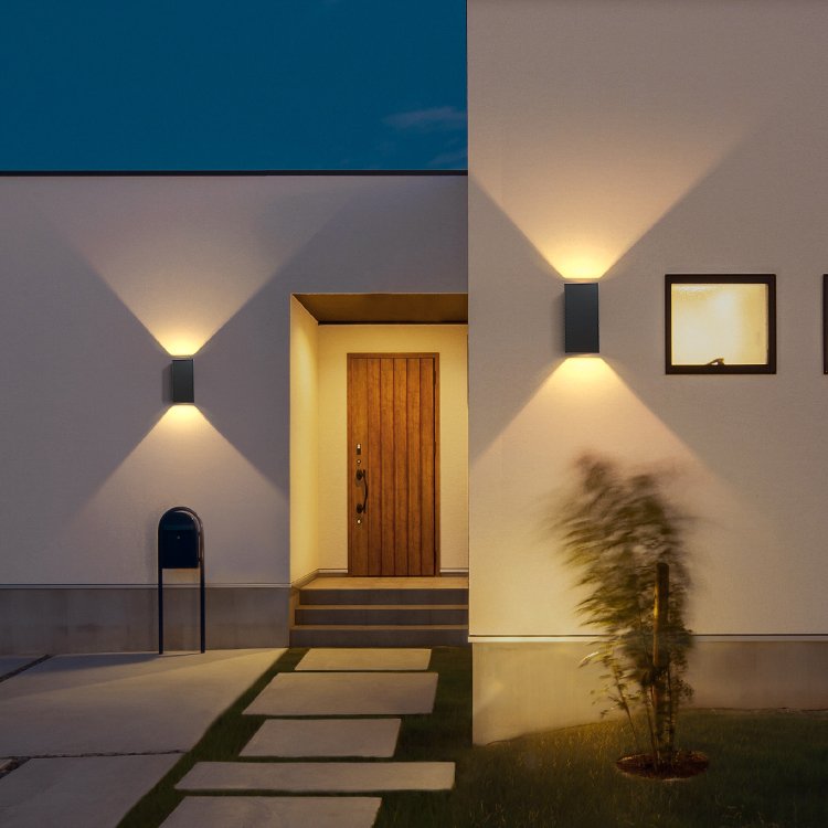 Up And Down Corridor Outdoor Modern Aluminum Waterproof Ip65 Wall Luminaire Light Home Decor Mounted 6w Garden Led Wall Lamp