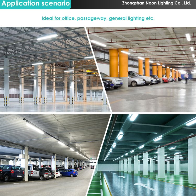 Popular Factory 15w 24w 30w 40w Warehouse Industrial Suspended Ceiling Led Triproof Light Fixture