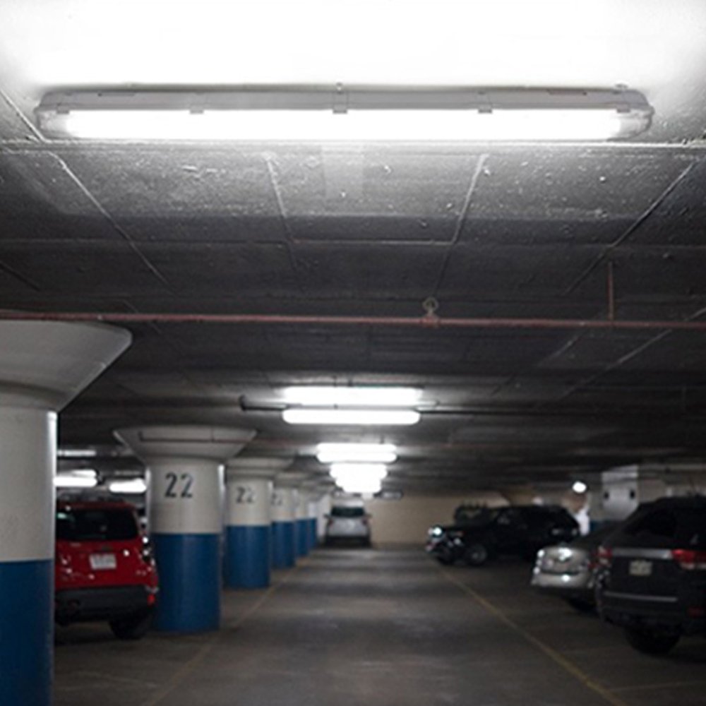 3000k 4000k 6500k 5 Years Warranty Warehouse Garage Light Led Strip Light Ceiling Fixture Led Batten Light