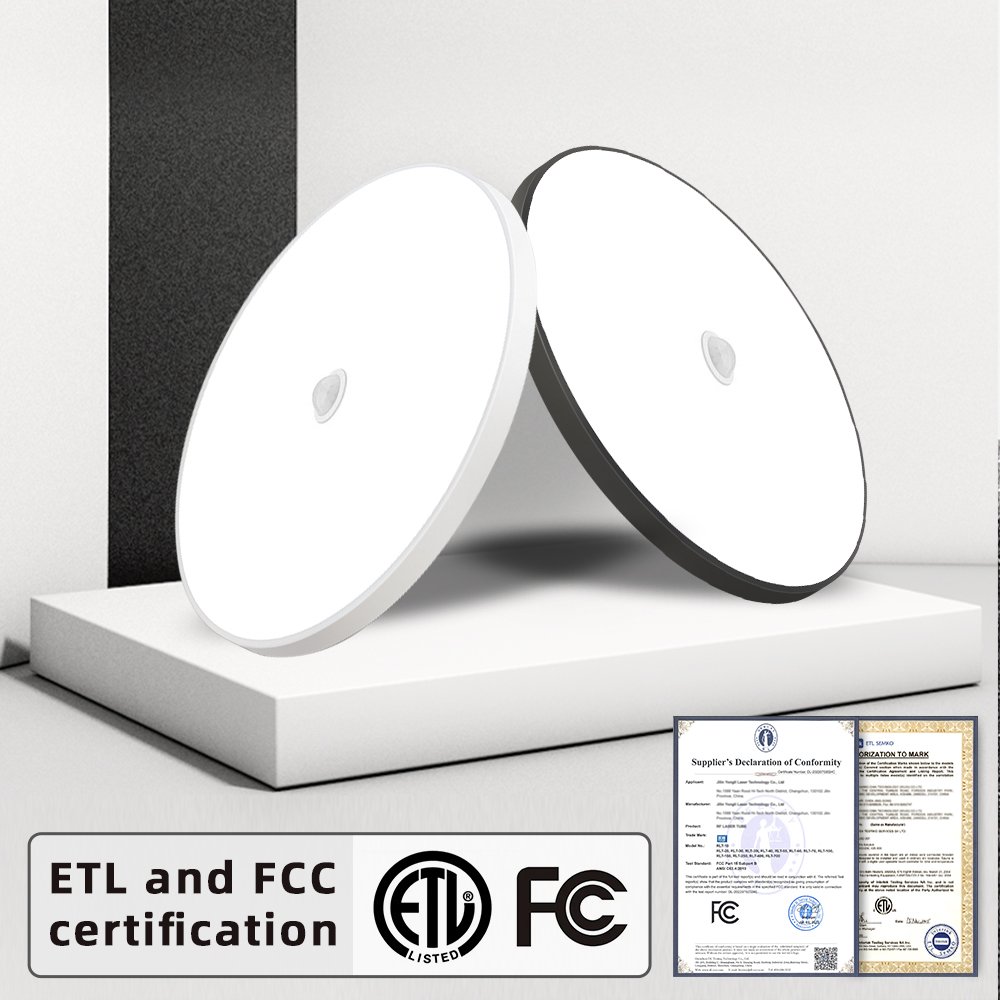 Ceiling Light with PIR Infrared Motion Sensor LED Outdoor Dome Light with Surface Mounted Installation Acrylic Cover