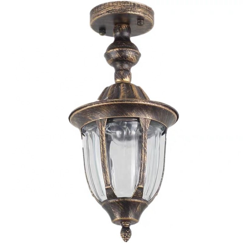 Factory best-selling European style outdoor waterproof chandelier retro villa balcony corridor courtyard entrance garden light