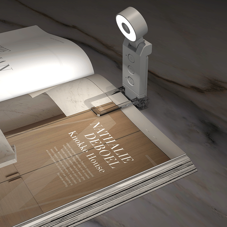 USB Rechargeable Book Reading Light Brightness Adjustable LED Clip on Book Light Eye Care Book Lamp for Kids Read Lamp Bedroom