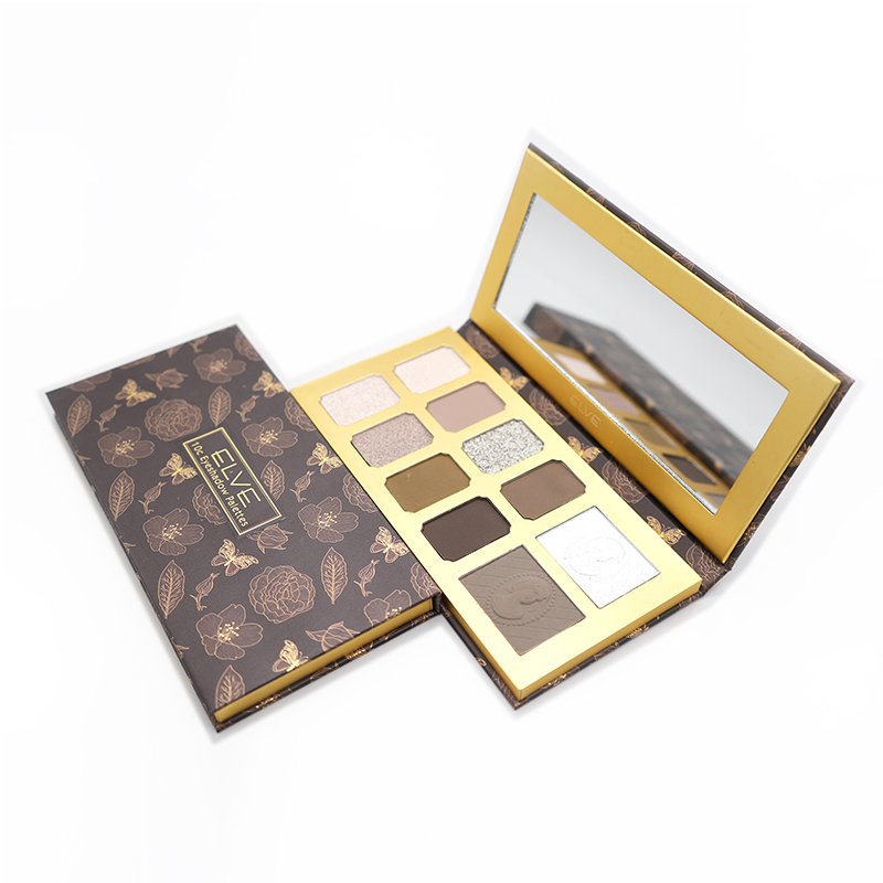 Multi-Color Waterproof Long-Lasting Eyeshadow Palette High-Gloss Matte Glitter Light Skin Tone Custom Sample Support Powder Eye