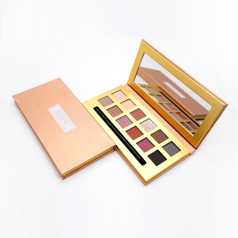 Multi-Color Waterproof Long-Lasting Eyeshadow Palette High-Gloss Matte Glitter Light Skin Tone Custom Sample Support Powder Eye