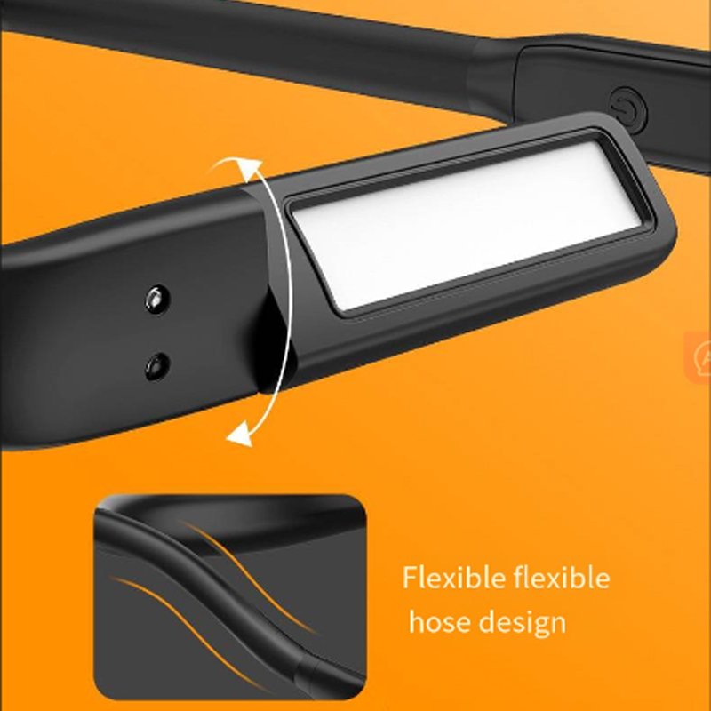 OEM Logo Custom Aixinpin LED Neck Reading Light 3 Colors/Brightness Adjustable Rechargeable Neck Book Reading Light Fishing Lamp