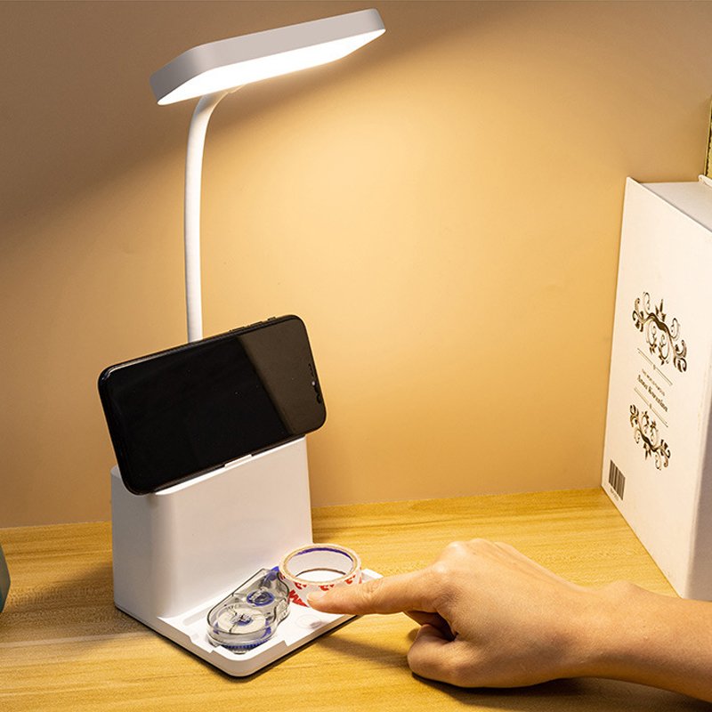 Wholesale Led Book Foldable Wireless Lampe De Cordless Batter Rechargeable Bedside Study Reading Light/Desk Lamp/Table Lamp