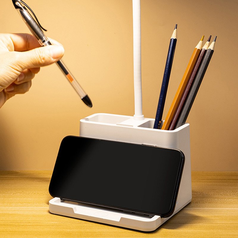 Wholesale Led Book Foldable Wireless Lampe De Cordless Batter Rechargeable Bedside Study Reading Light/Desk Lamp/Table Lamp