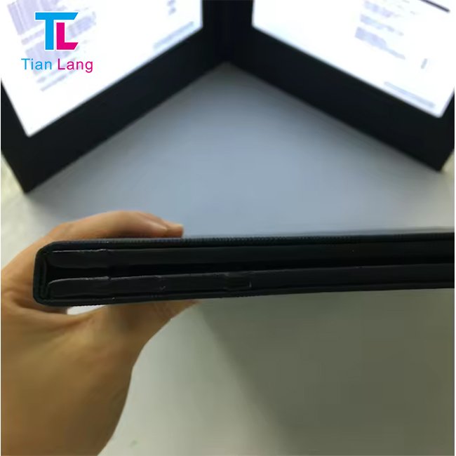 tianlang LED insert menu book frame restaurant menu display luminous advertising file tea single menu book