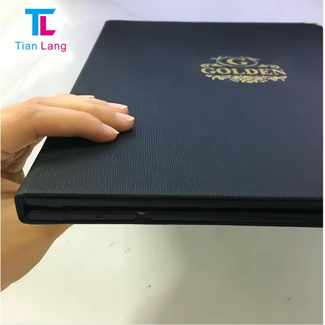 tianlang LED insert menu book frame restaurant menu display luminous advertising file tea single menu book