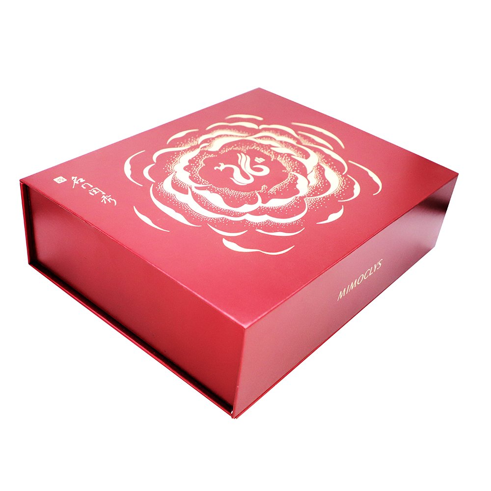 Paper box 182g light silver paper mounted 1200g gray board-book box skin care products cosmetic packaging