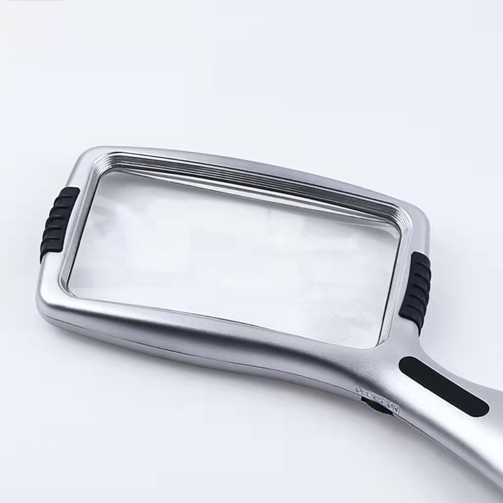 Low Vision Book Reading Magnifying Loupe With Light Manufacturer Portable Magnifying Glass 3x Magnifier Scope