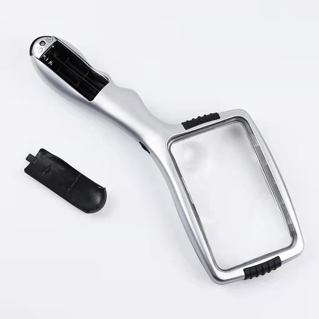 Low Vision Book Reading Magnifying Loupe With Light Manufacturer Portable Magnifying Glass 3x Magnifier Scope
