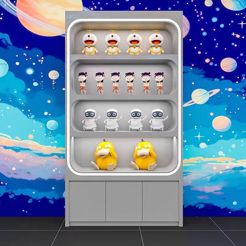 Meicheng Customized Whole Toy Store Shelves Display Cabinet Gift Showcase Display Rack Hand Model Cabinet Boutique Display Stand