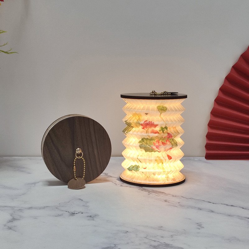 Led Creative Folding Roundl USB Rechargeable Night Book Light As Gift For Kids Friend Holiday Party Bedroom Desk Table Decor