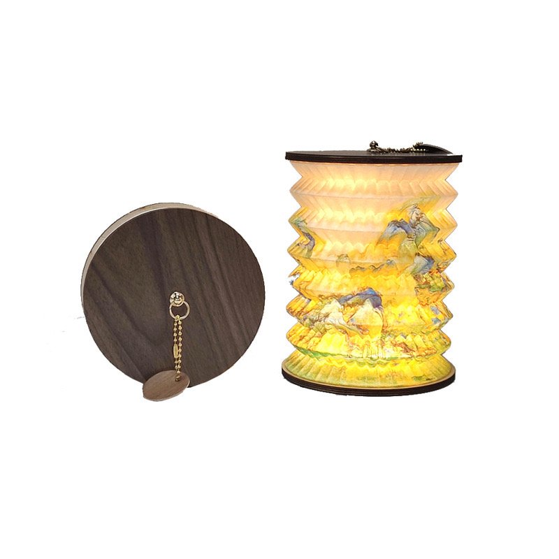 Led Creative Folding Roundl USB Rechargeable Night Book Light As Gift For Kids Friend Holiday Party Bedroom Desk Table Decor