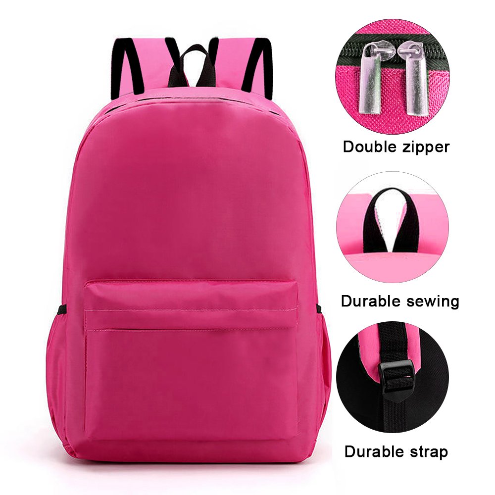 Factory Manufacture High Quality Simple Cheaper Price Priamry Middle School Student Books Portable Backpack Bag for Boys Girls