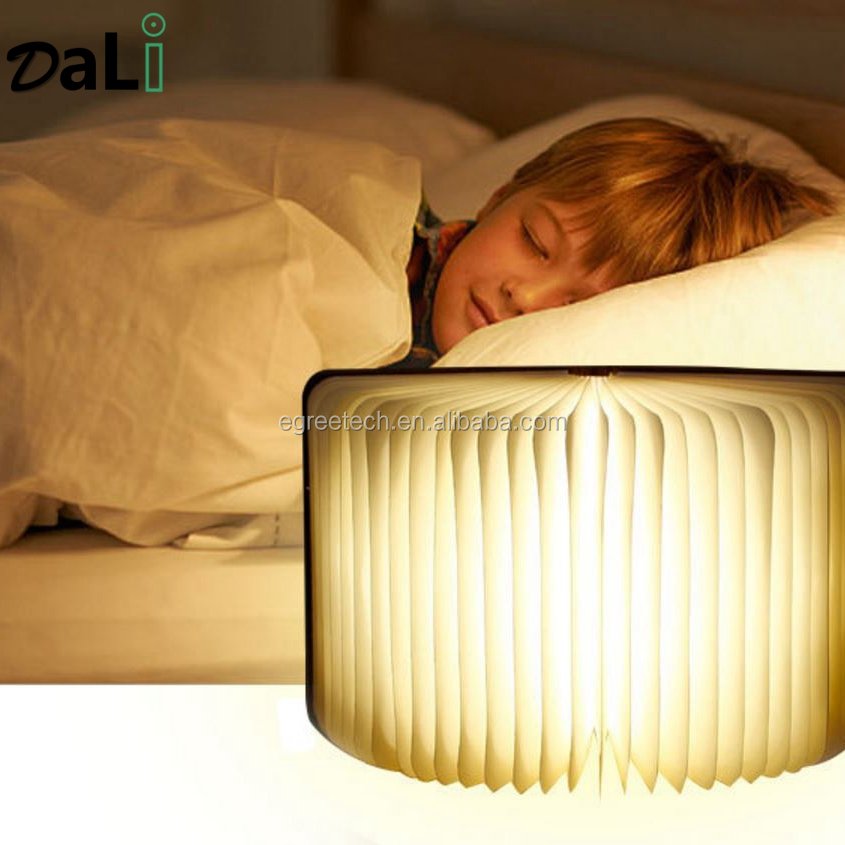 Wholesale best seller Desk Mini Wood Reading Led Night Book Lamp Light Supplier From China