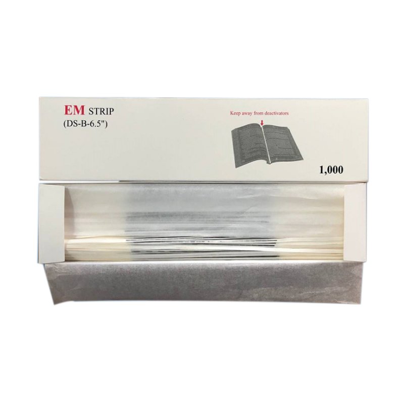 Eas Security Em Label Double Adhesive Sticker Anti Theft Book Em Strip