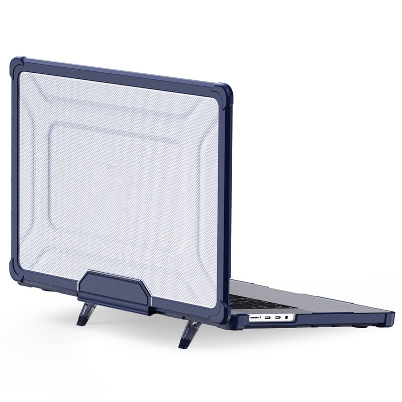 Heavy Duty Sturdy Dual Fold Stand Protective Flip Laptop Case for Mac Book Air 15 15.3 inches 2023 2024 M2 A2941/M3 A3114
