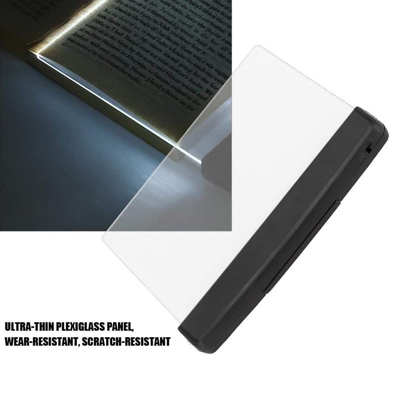2023 Newest Flat Book Reading LED Light / Flat Panel LED Lighting Reading Lamp / LED Book Night Light
