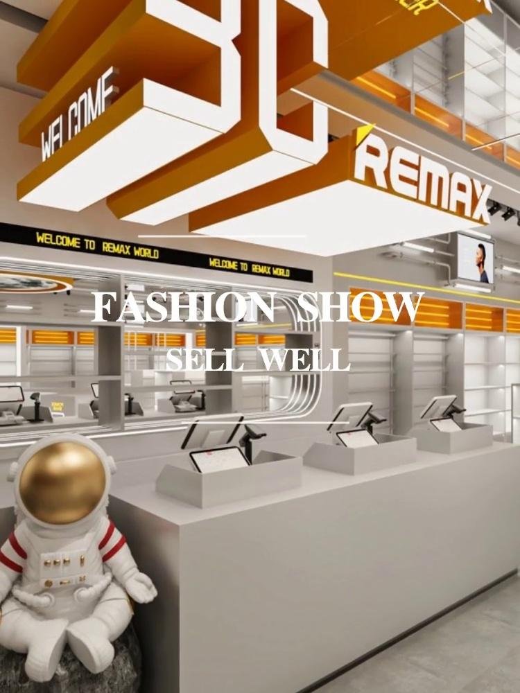 Meicheng Fashion Store Display Cabinet Customization Toy Store Display Rack Shelves Wall Cabinet Action Toy Display Rack