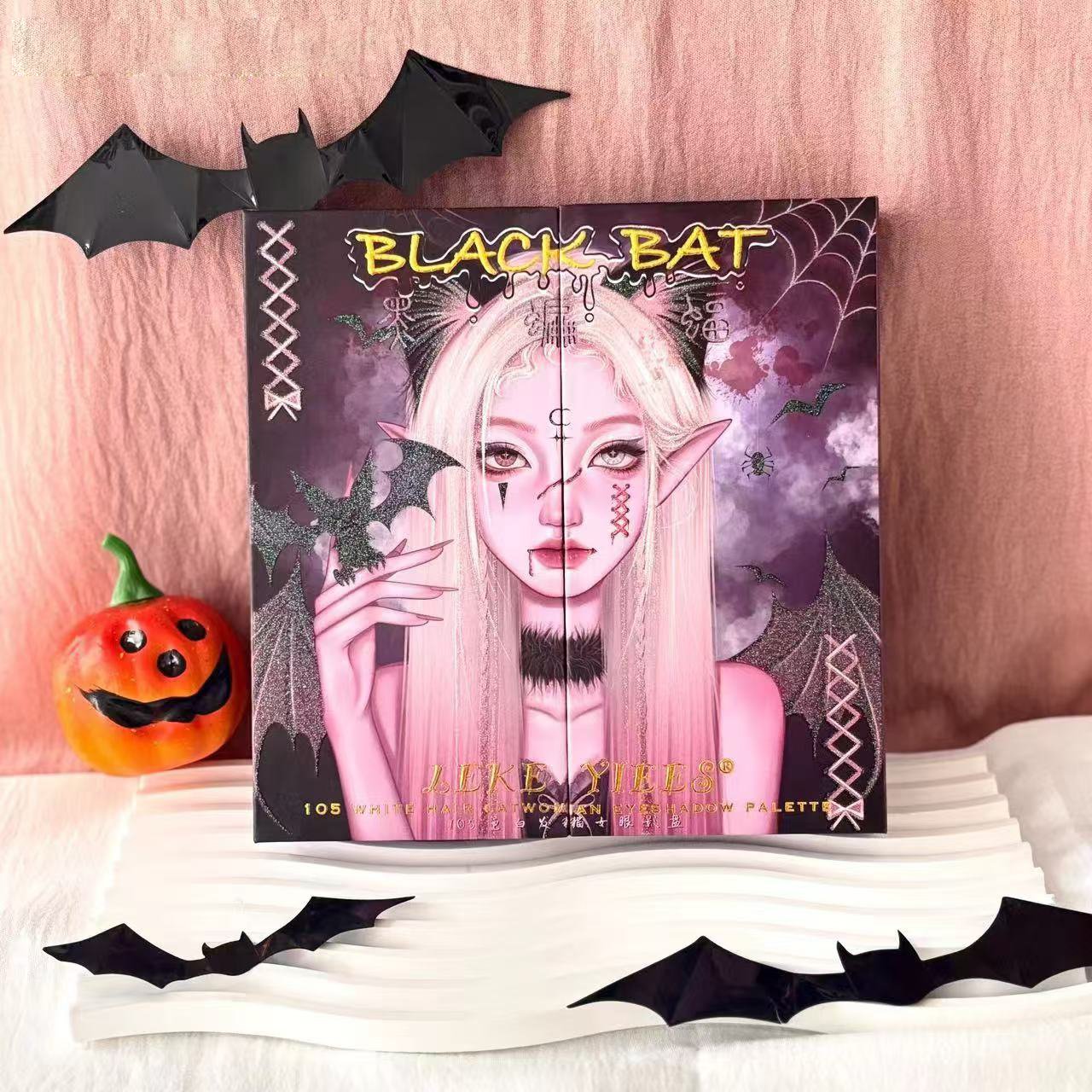 New Arrival Eyeshadow Book Makeup Halloween Eye Shadow Palette Colorful Glitter Shimmer Matte Multiple Use Eyeshadow