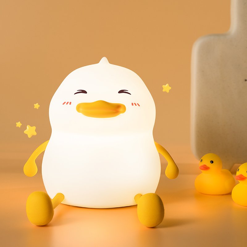 Newish Creative ABS Animal Modern Lamparas Bedroom Bedside Table Desk Lamp Room Decor Baby Fat Duck Kids Led Night Light