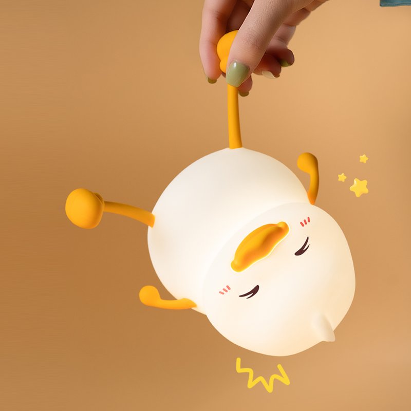 Newish Creative ABS Animal Modern Lamparas Bedroom Bedside Table Desk Lamp Room Decor Baby Fat Duck Kids Led Night Light