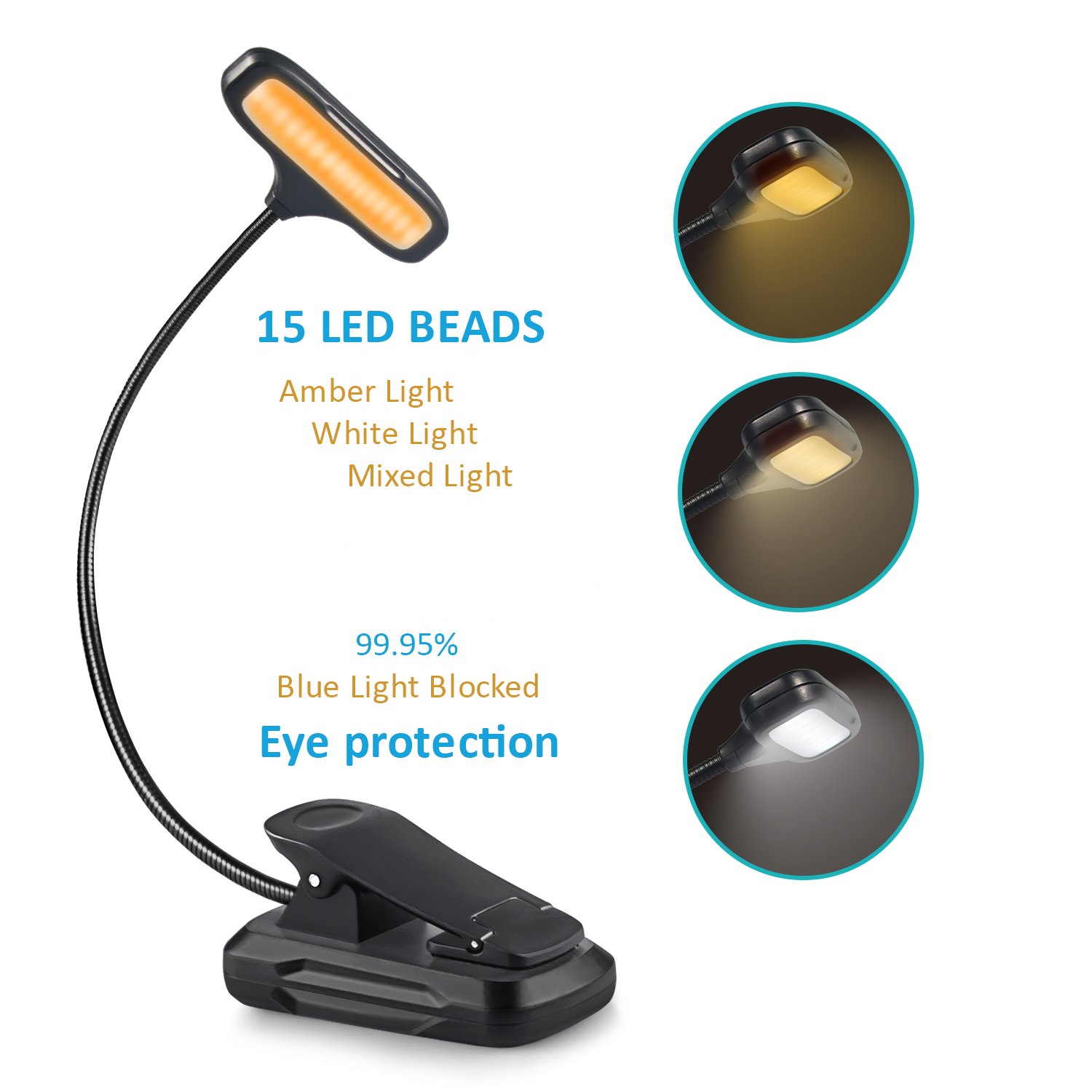 Professional Factory Book Light Night Lamp Book Reading Light