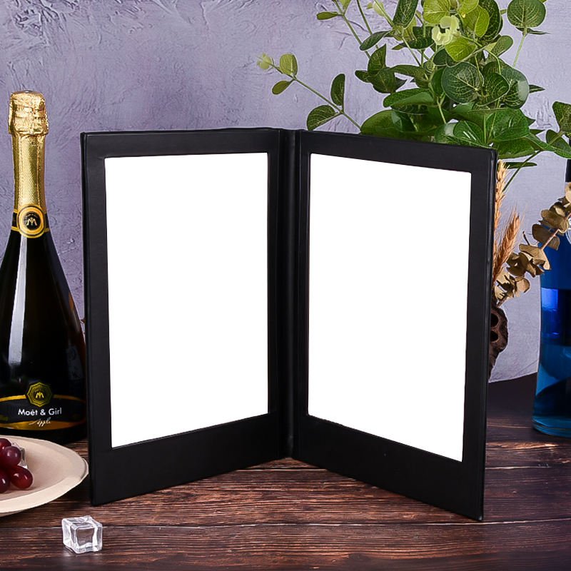 Rechargeable Double Side A5 Led Light Bistro Menu Brewpub Led Display Book Table Lighting Club Menu For Bar ktv Tavern