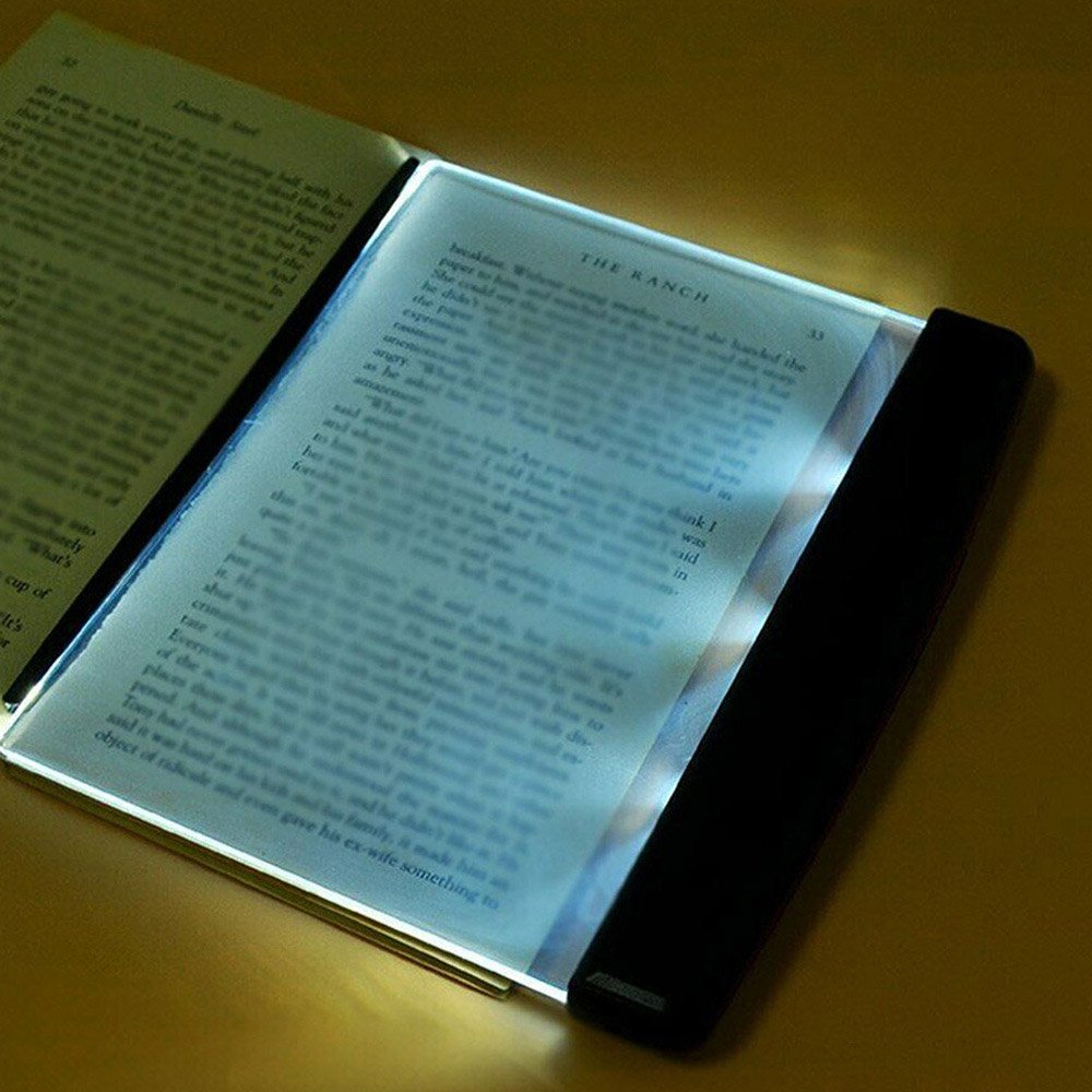 Book Light for Reading in Bed at Night Clear LED Book Night Light
