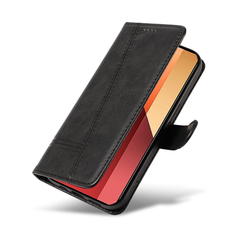 PU Leather case for Xiaomi 11 Lite/12 Pro/13T/14 Ultra, Wallet stand case For Redmi K70E 5G/Mi Poco X6 pro 5G
