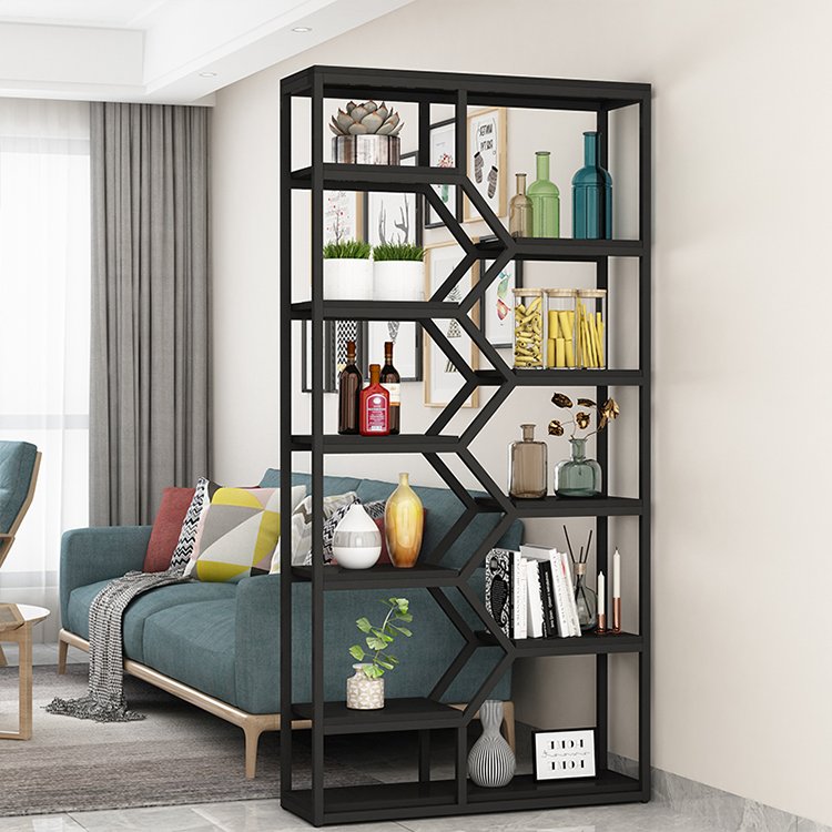 Steel Wood Integrated New Style Cabinet Bookshelf Living Room Display Study Office Bookshelf