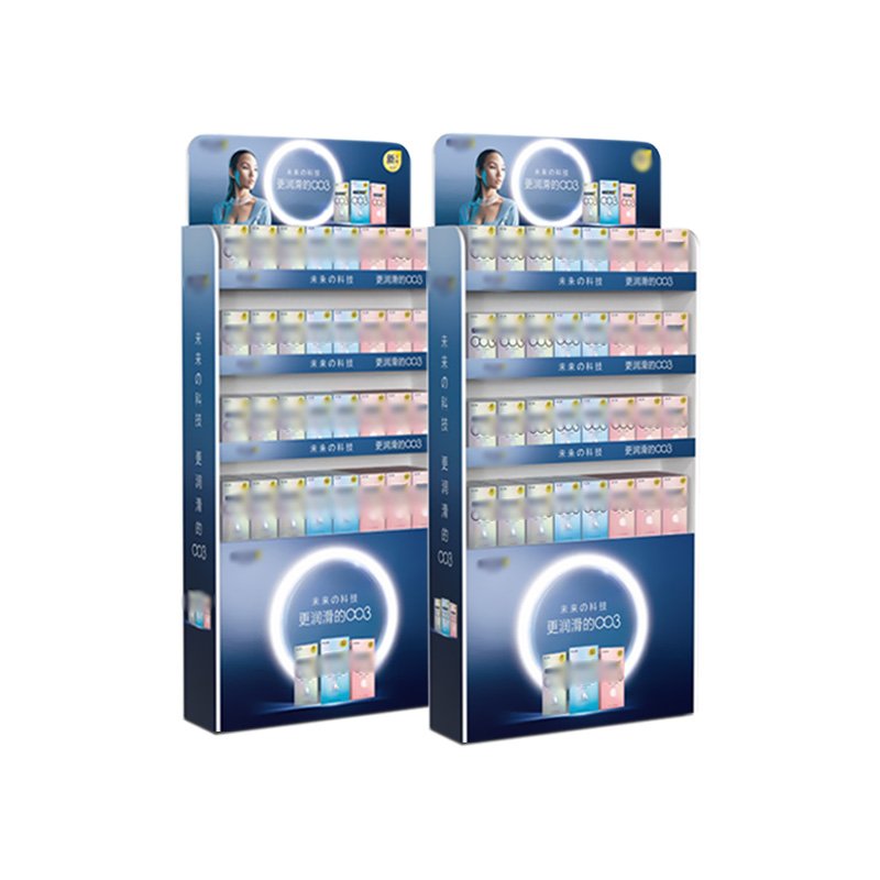 Advertising Pop PVC Foam Cardboard Display Small Floor Display Stand Rack