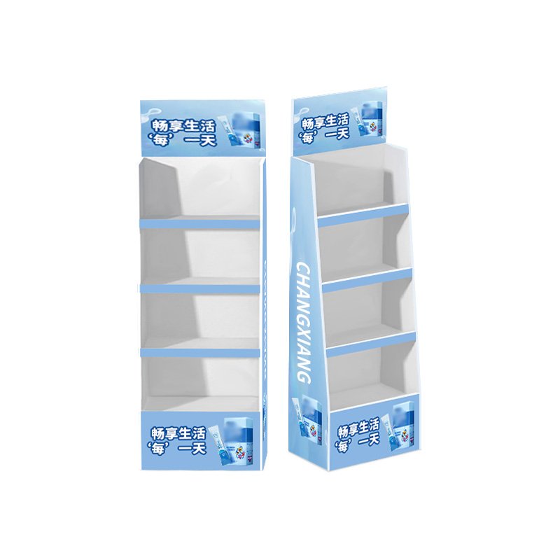 Advertising Pop PVC Foam Cardboard Display Small Floor Display Stand Rack