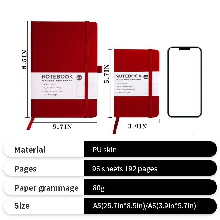 2023 Promotional Top Bound Note Book Perfect Custom Diary Print Wire Notebook for Office