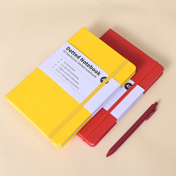 2023 Promotional Top Bound Note Book Perfect Custom Diary Print Wire Notebook for Office
