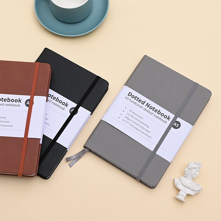 2023 Promotional Top Bound Note Book Perfect Custom Diary Print Wire Notebook for Office