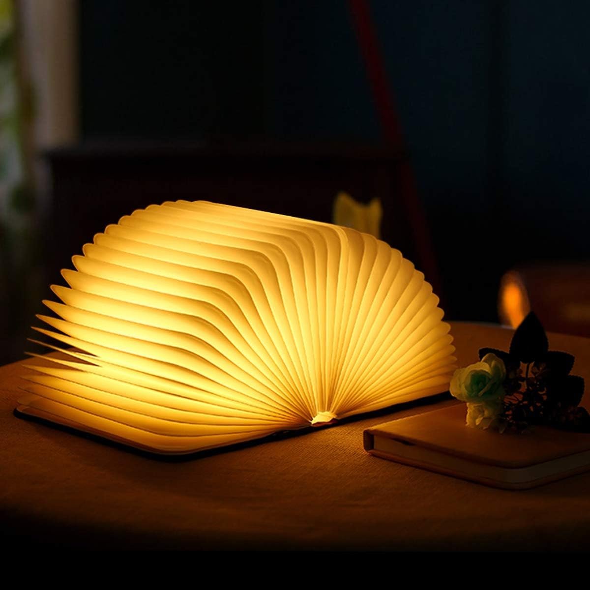 Automatic Book Light Novelty Folding Book Lamp 5 Colors Folding Night Light Portable Desk Light