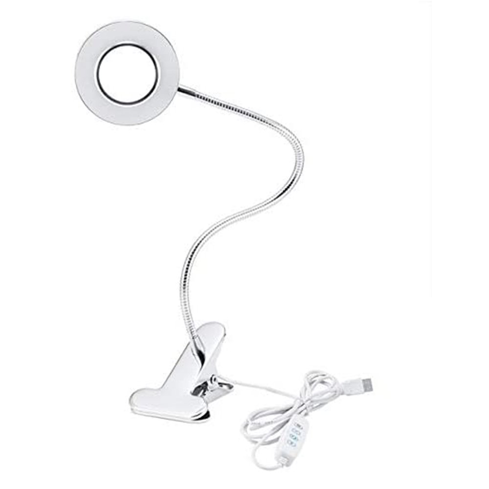 Modern Rechargeable Plastic LED Reading Book Led Lights Flexible Office bedside Lamp With Clamp Lamp