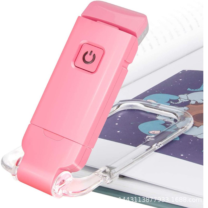 Newest Clip on Book Reading light USB Rechargeable Flexible Led Eye Protection Night Reading lamp Mini Portable book Light