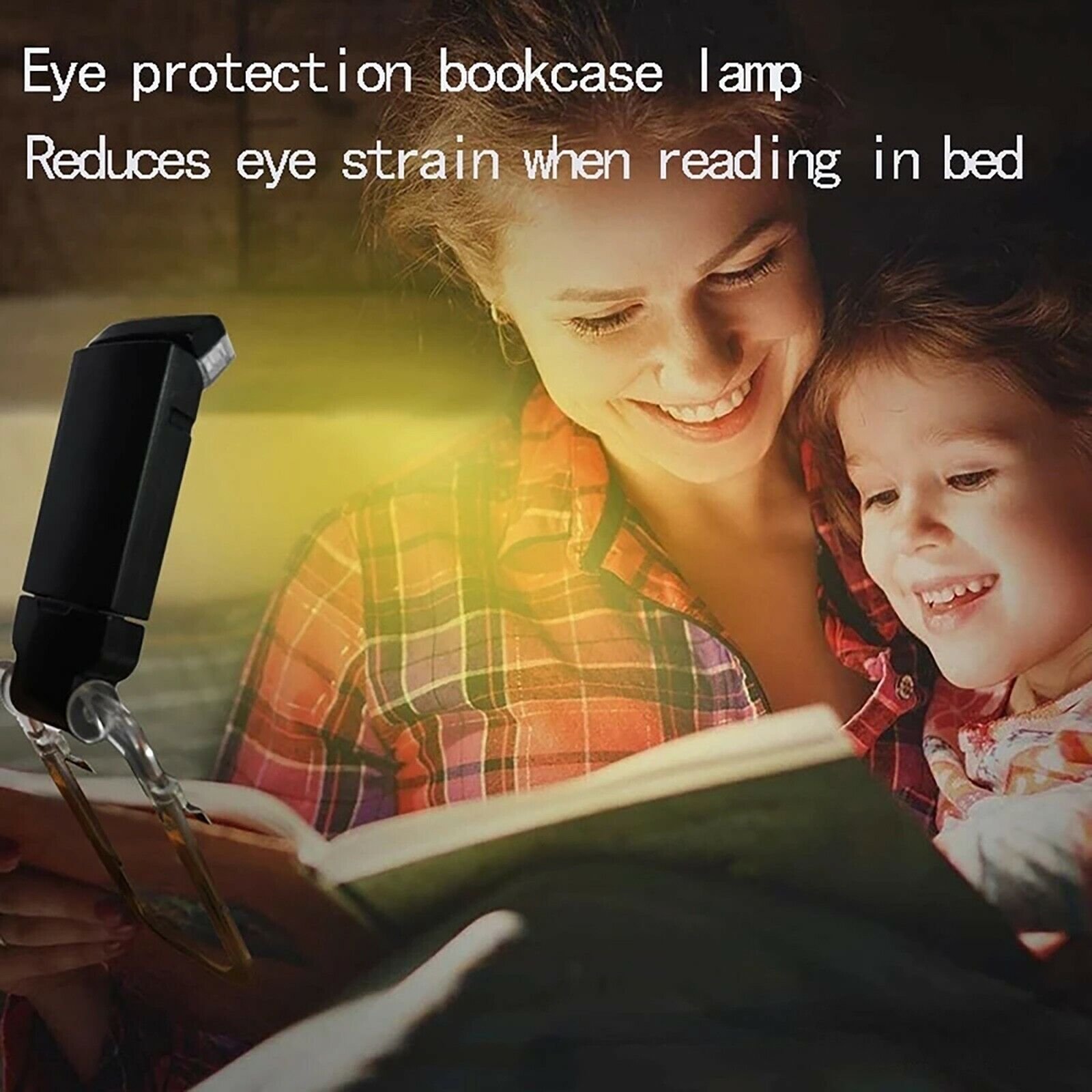 Portable Rechargeable 3 Brightness Levels Flexible Clip On Book Lights LED Desk Reading Light for Kids Bookmark lamp