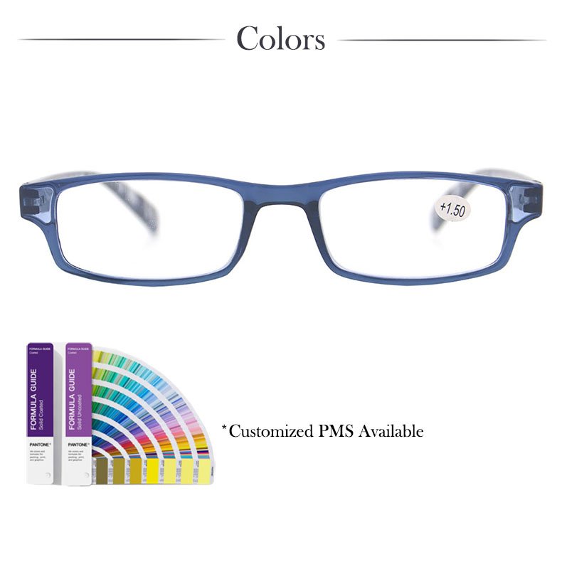 New Reader Reading glasses Fashion Designer Thin Printing Temple Reading glasses for adult