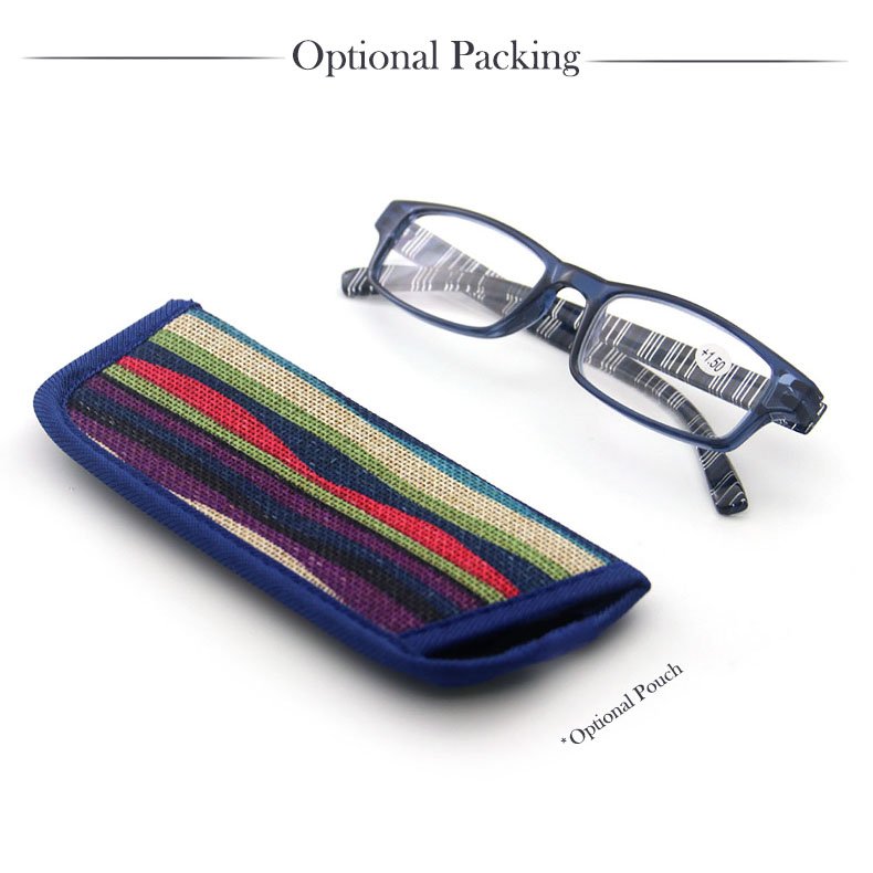 New Reader Reading glasses Fashion Designer Thin Printing Temple Reading glasses for adult