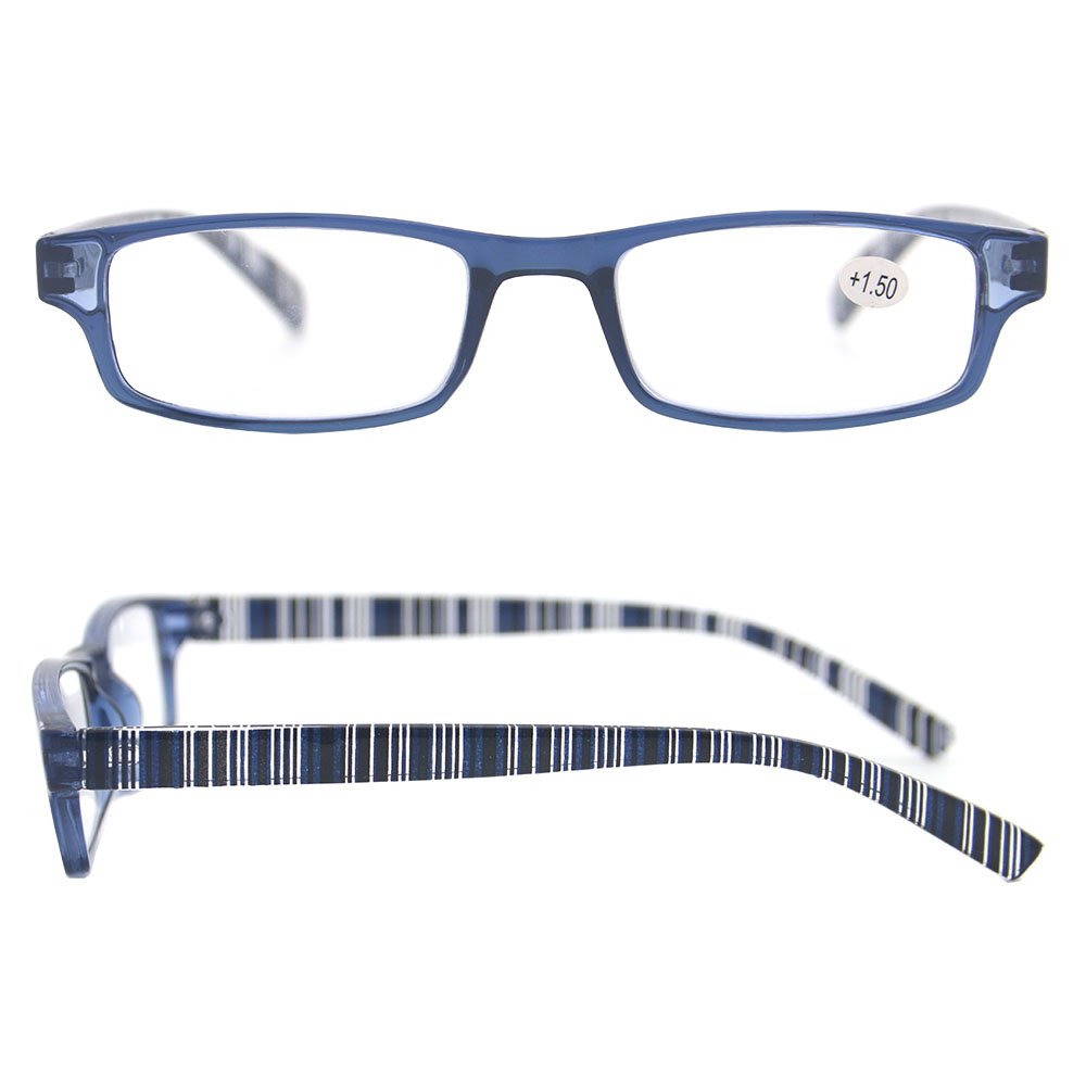 New Reader Reading glasses Fashion Designer Thin Printing Temple Reading glasses for adult