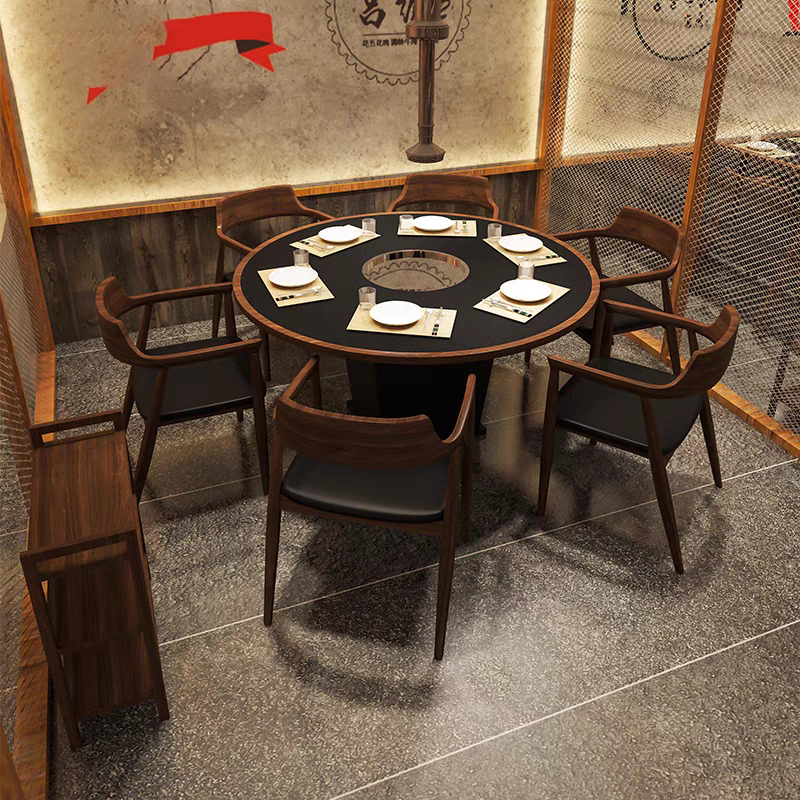 Custom Light Luxury Hotel Restaurant Coffee Shop Cafe Furniture sets Leather Booth Sofa Seating Dining Room Table Chair sofa Set