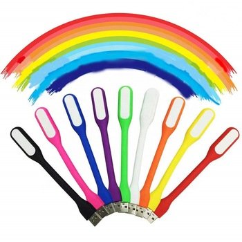 Mini USB Reading Lights Flexible Dimmable Night Light LED Gadgets Portable Lamp for Power Bank PC Notebook Computer