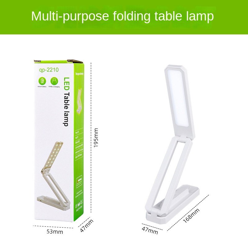 USB Foldable Dimmable Study Bedroom Bedside Lamp Replaceable Battery Table Light Lampe de table Portable Touch Desk Lamp